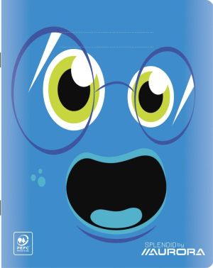 Splendid cahier, 36 pages, ft 16,5 x 21 cm, quadrill&eacute; 10 mm