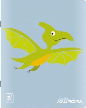 Splendid cahier, 48 pages, ft 16,5 x 21 cm, 3 lignes