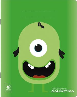 Splendid cahier, 48 pages, ft 16,5 x 21 cm, lign&eacute; 8 mm