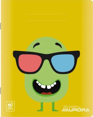 Splendid cahier, 72 pages, ft 16,5 x 21 cm, lign&eacute; 8 mm