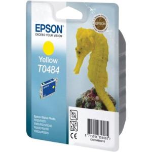 Epson ink cartridge T0484, geel voor sty