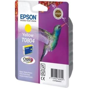 Epson ink cartridge T0804, geel voor R26