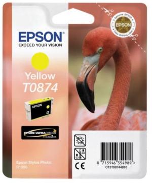 Epson ink cartridge T08744010 geelvoor  