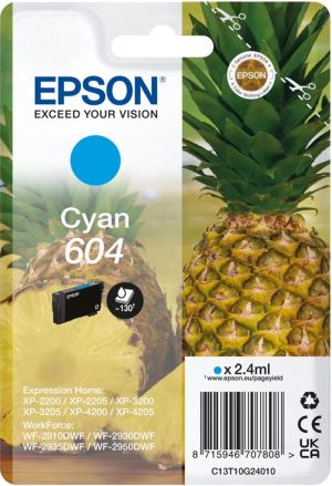 Epson inktcartridge 604, 130 pagina's, C