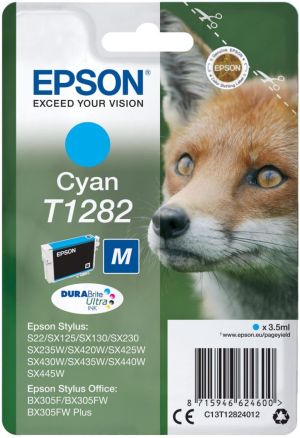 Epson inktcartridge T1282 cyaan, 175 pag