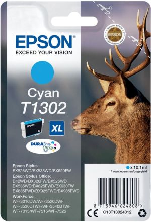 Epson inktcartridge T1302 cyaan, 765 pag