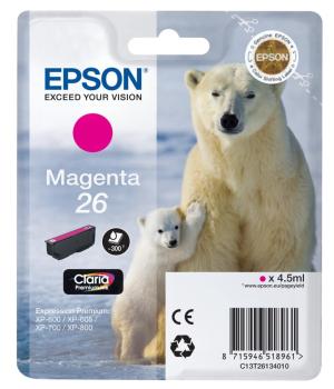 Epson 26 inktcartouche magenta  4,5ml 30