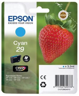 Epson inktcartridge 29 cyaan, 180 pagina