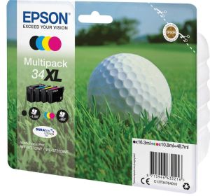 Epson inktcartridge 34XL, 950 pagina's, OEM C13T34764010, 4 kleuren