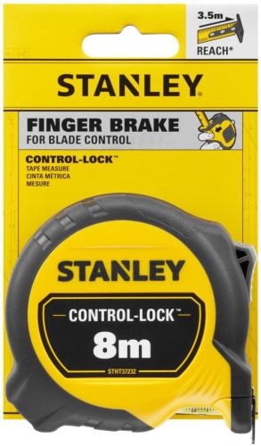 Stanley rolmeter Control-Lock 8 m x 25 mm