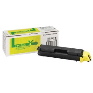 Kyocera Toner jaune TK580Y - 2800 pages - 1T02KTANL0