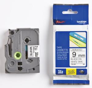 Brother P-touch 9 mm - noir/blanc