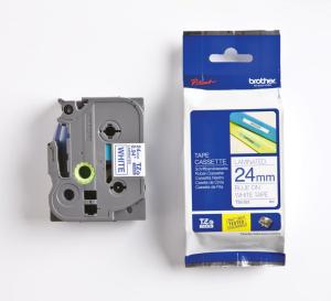 Brother TZE-253 - 24 mm Blue on white ta