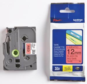 Brother P-touch 12 mm. - rouge/noir