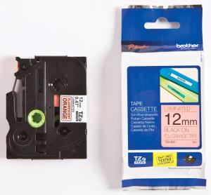 Brother ruban TZ-B31 12mm noir surorange
