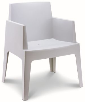 Chaise de patio Box gris claire