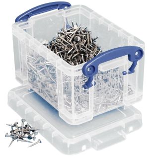 Really Useful Box visitekaarthouder 0,3 liter, transparant