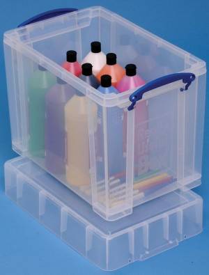 Really Useful Box opbergdoos 19 liter XL, transparant