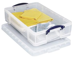 Really Useful Box opbergdoos 33 liter, transparant