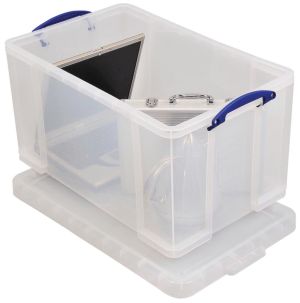 Really Useful Box opbergdoos 84 liter, transparant