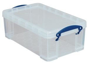 Really Useful Box opbergdoos 9 liter, transparant