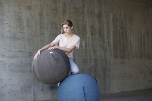 Vluv Stov zitbal Concrete 55cm