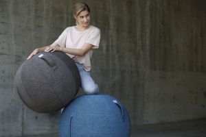 Vluv Stov zitbal Concrete 55cm