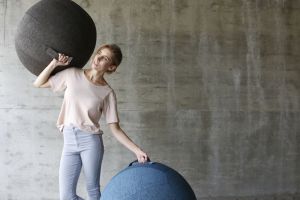 Vluv Stov zitbal Concrete 55cm