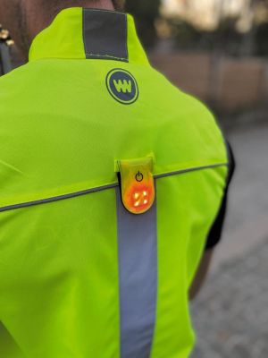 Wowow Magnetlight lampje, 4 rode leds, met magneetsluiting, met batterij