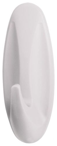 Command decohaak, medium, draagvermogen 1,4 kg, wit, waterbestendig, blister van 2 stuks