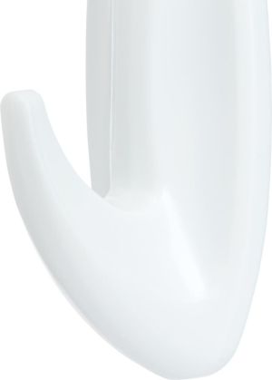 Command decohaak, medium, draagvermogen 1,4 kg, wit, waterbestendig, blister van 2 stuks