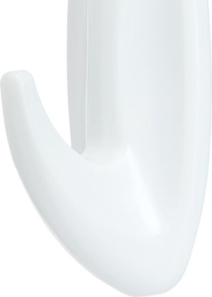 Command decohaak, medium, draagvermogen 1,4 kg, wit, waterbestendig, blister van 2 stuks