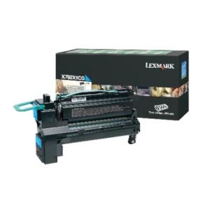 Lexmark X792 toner cyaan  20.000 pag ret