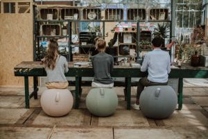 Vluv Sova zitbal Ash 65cm