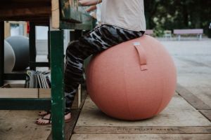 Vluv Sova zitbal Salmon 65cm