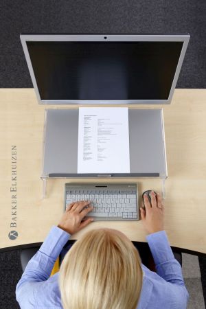 Bakker Elkhuizen documenthouder FlexDesk 640 sfeerfoto