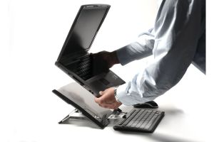 Bakker Elkhuizen laptophouder FlexTop 270 sfeerfoto