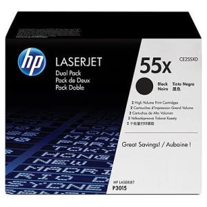 HP toner CE255XD 255x, noir, 2x 12500 pa