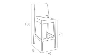 Maya Barkruk, geschikt voor binnen en buiten, taupe
