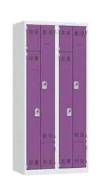 armoire monobloc 2 colonnes purpre