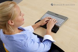Bakker Elkhuizen polssteun Trapezium Ergo Wrist Rest Compact sfeerfoto