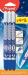 Maped inktuitwisser blister 4 + 2 stuks