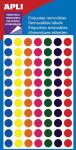 Apli verwijderbare etiketten cirkels 8 m