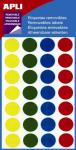 Apli verwijderbare etiketten cirkels 15 
