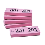 SOHO carnet pour vestiaire, 1-1000, couleurs assorties