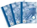 Work, spiraalblok, ft A4, 70 g, gelijnd,
