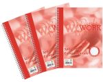 Work, cahier, A4, quadrillé, 100 pages