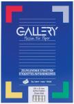 Gallery etiketten 105 x 35 mm, 16 per bl