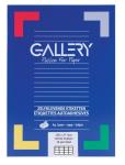 Gallery etiketten 105 x 37 mm, 16 per bl