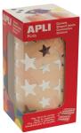 Apli Stickers ster, zilver, 2.360 stuks